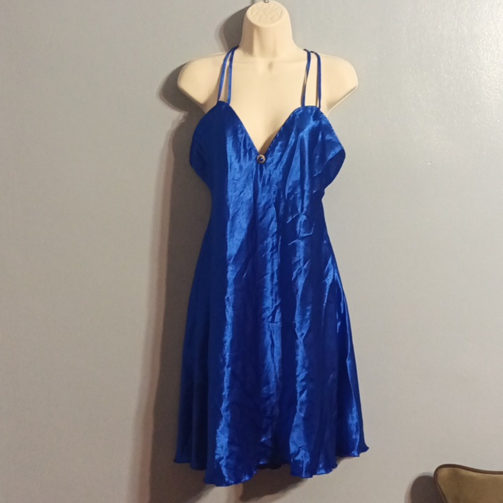 Colesce couture women's cobolt blue lingerie size large